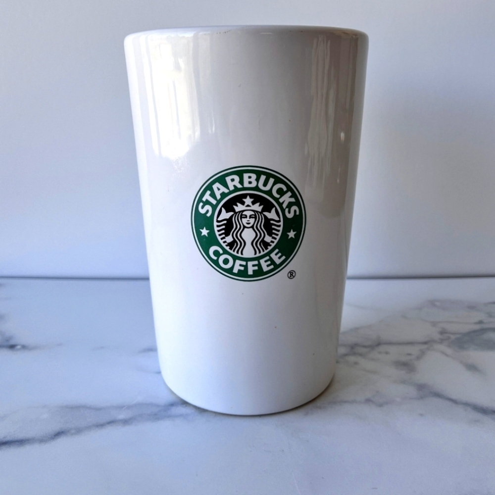 Starbucks 2000 Barista Collection Large Ceramic Cup vase decor piece